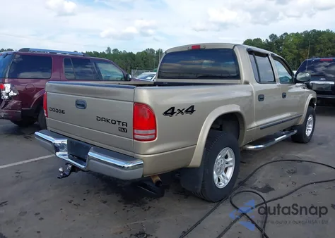 2004 Dodge Dakota Slt из США, поврежденный, VIN 1D7HG48N84S545305